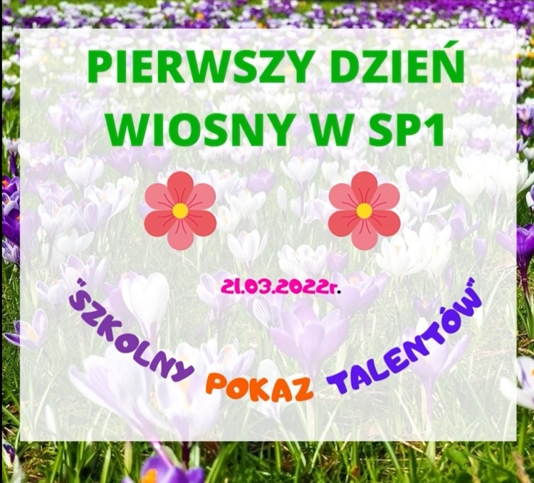 Pierwszy Dzien Wiosny I Szkolny Pokaz Talent W W Sp Szko A