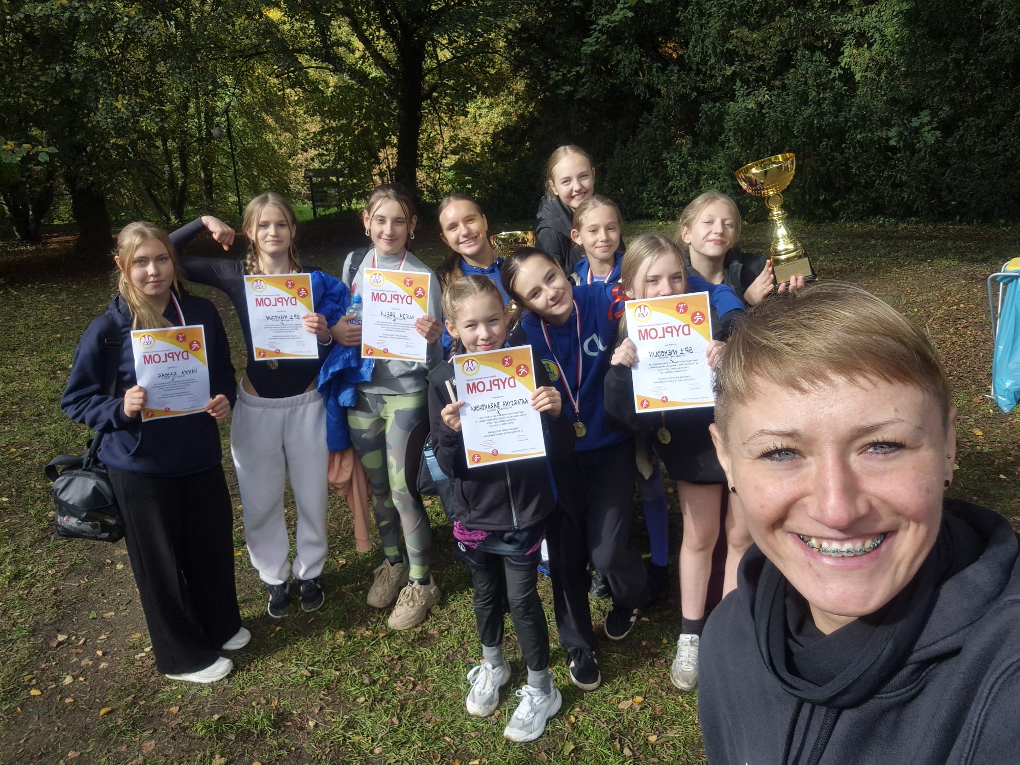 Finał Powiatu w Indywidualnych oraz Drużynowych Biegach Przełajowych