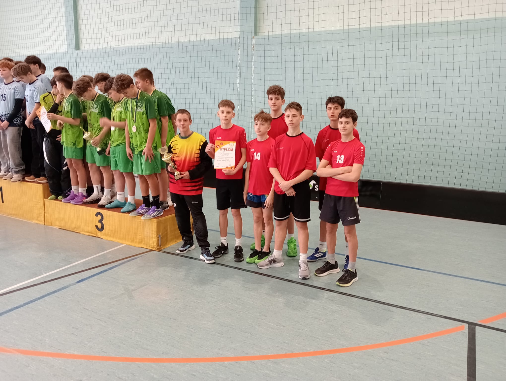 Finał wojewódzki w unihokeju chłopców IMS