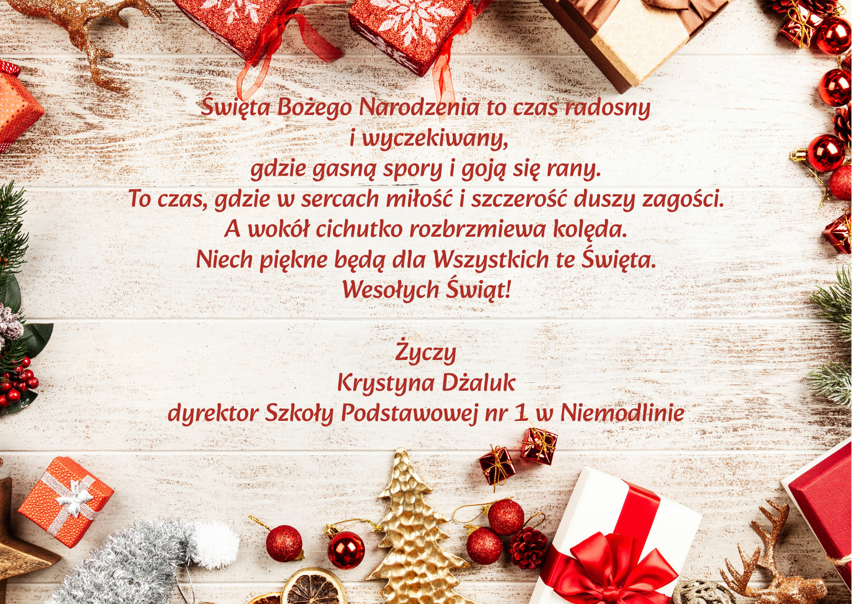 Życzenia świąteczne