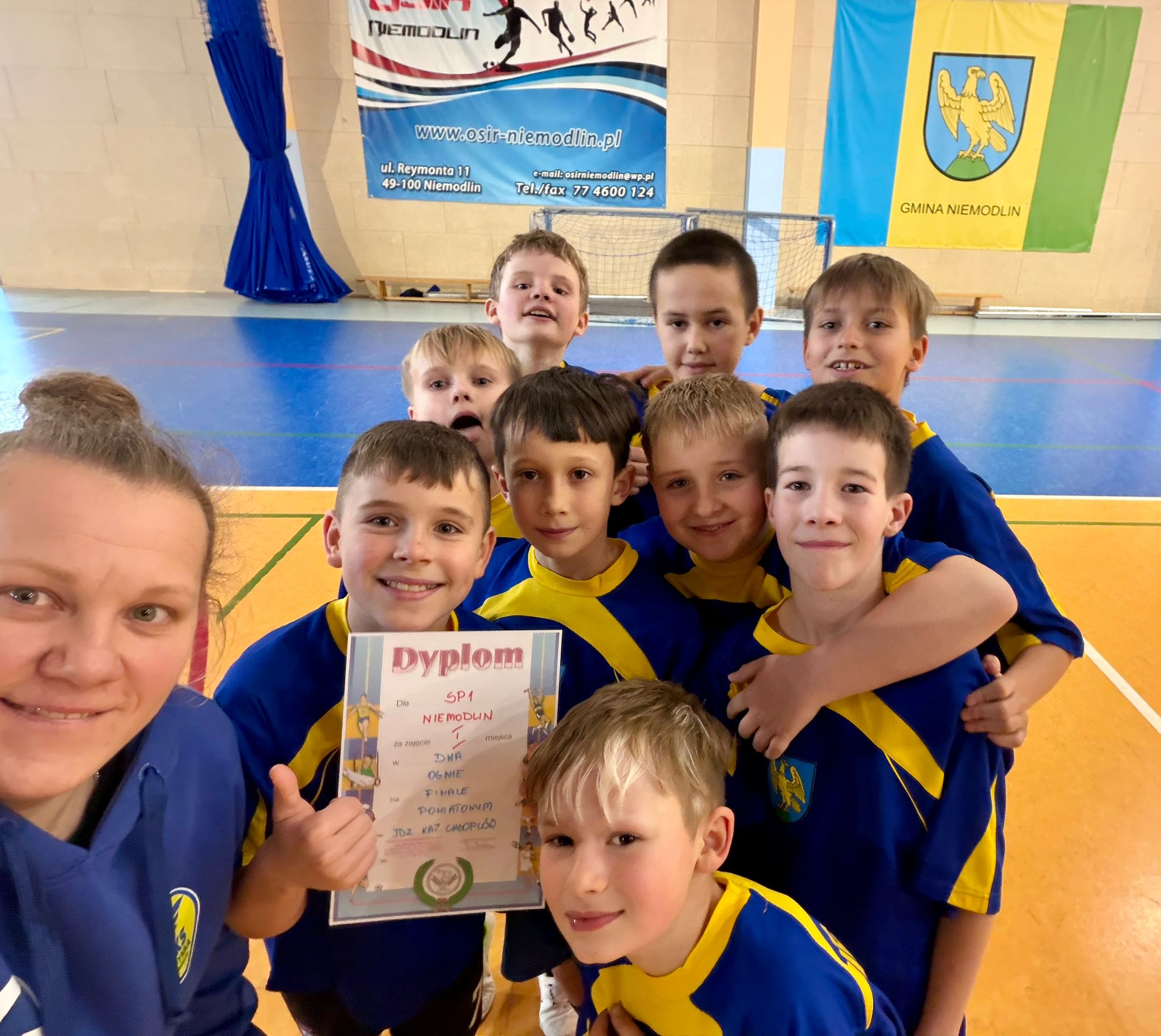 1 miejsce w Finale Powiatu w Dwa Ognie
