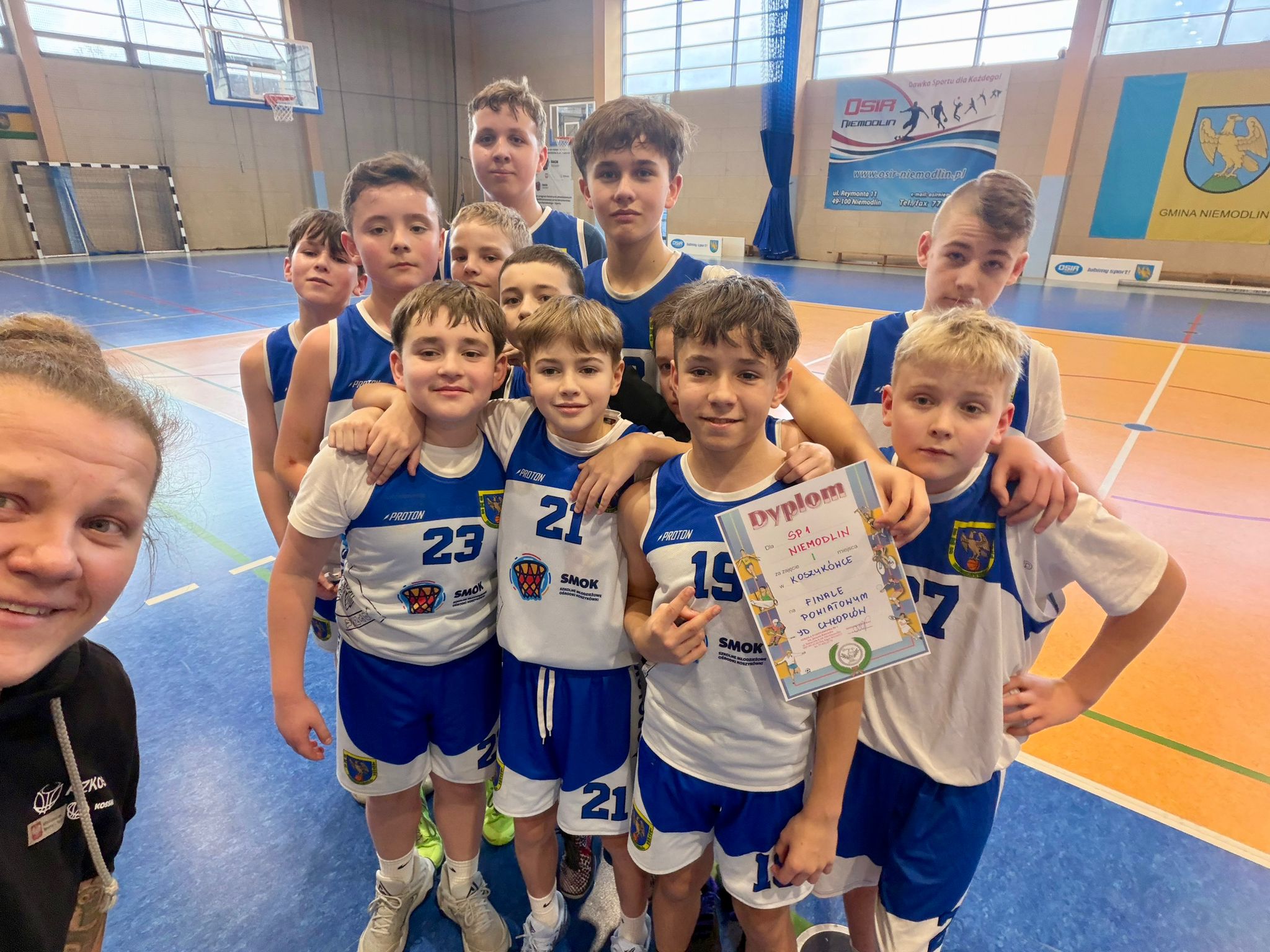 Finał Powiatu w koszykówce młodszych chłopców