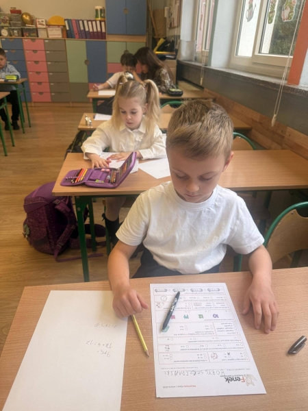 Konkurs Matematyczny w klasach 1c i 2c
