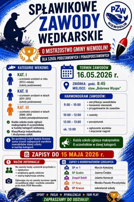 Spławikowe zawody wędkarskie
