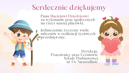 Podziękowania
