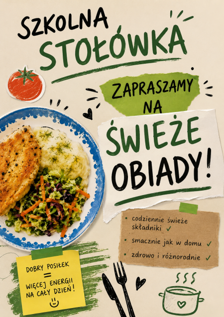 Obiady w szkolnej stołówce