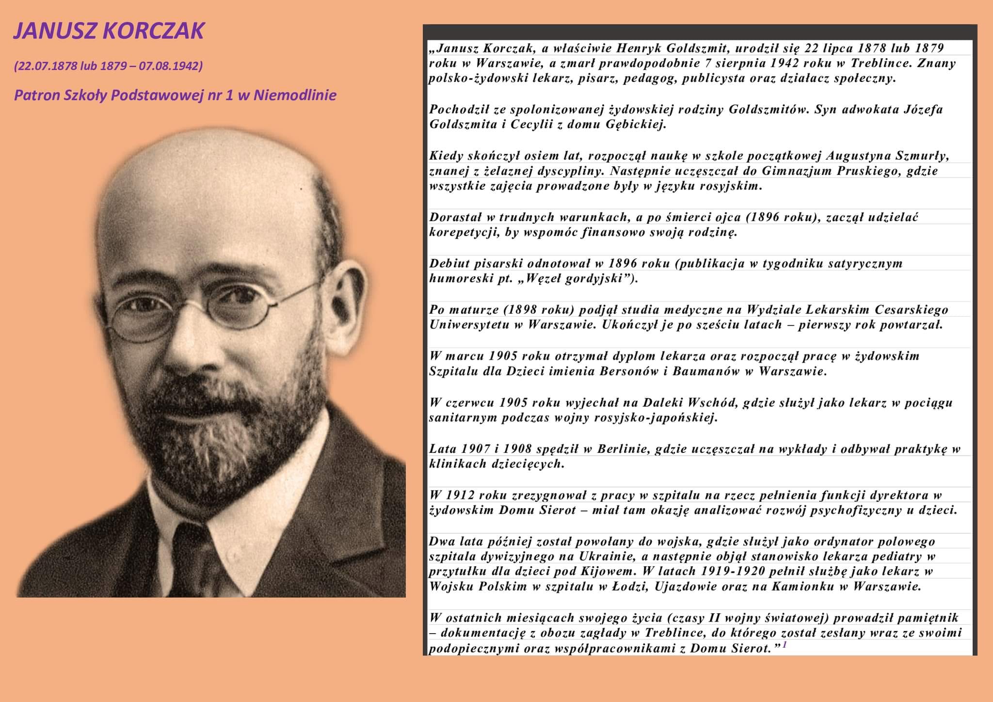 Janusz Korczak - nasz patron