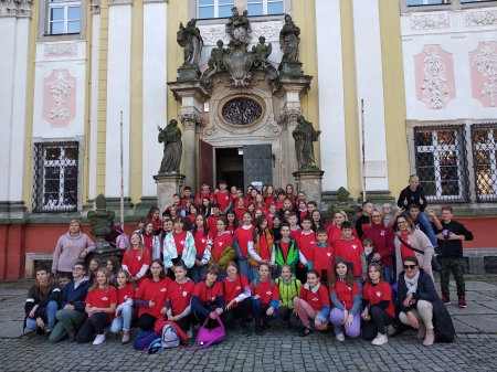 Pielgrzymka Szkolnego Koła Caritas - Trzebnica'2022